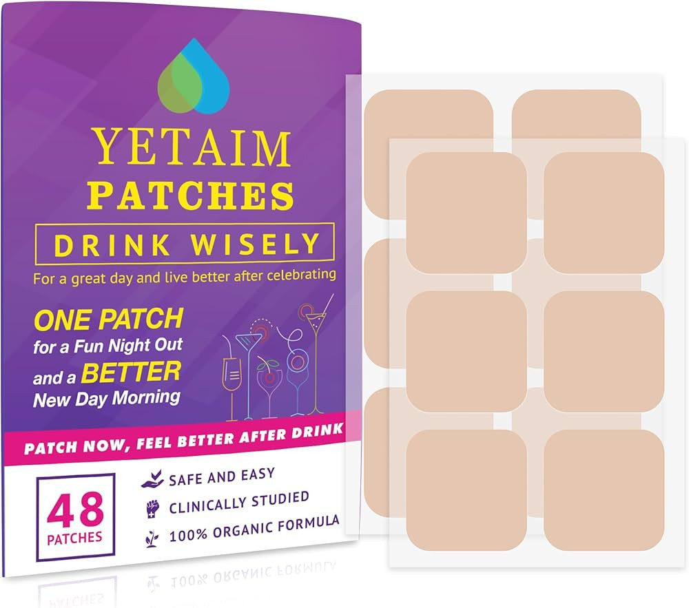 YETAIM Recovery Patches for Men Women: 48 Pack Energy Boost Fast Recovery - Day Night Party Suppo... | Amazon (US)