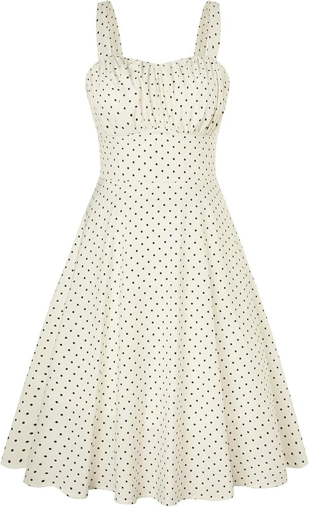 Belle Poque Vintage Floral Dress for Women 2026 Summer A-line Sleeveless Flowy Midi Elegant Weddi... | Amazon (US)