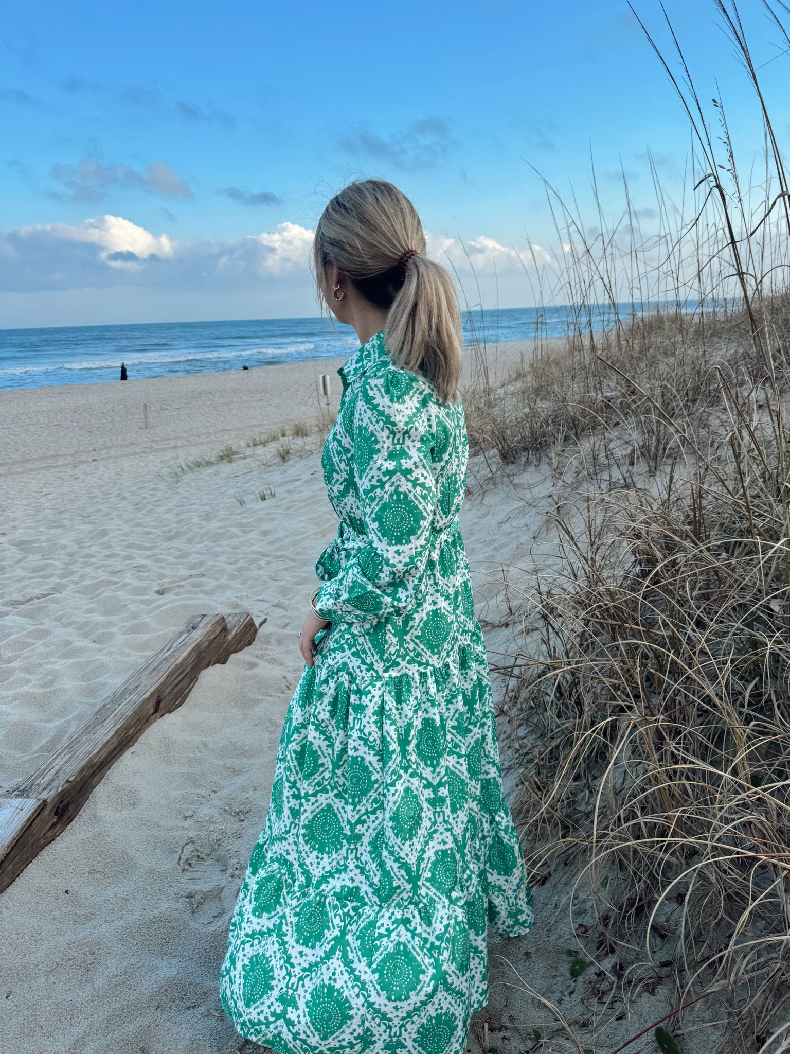Long green dress + non toxic makeup! 

#LTKstyletip #LTKSeasonal #LTKbeauty