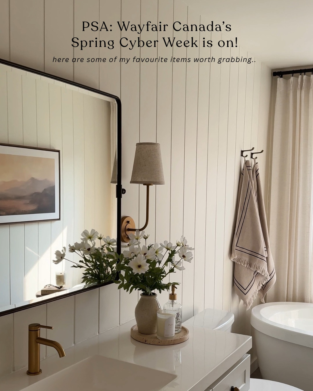 Get the look of some of my favourite Wayfair Canada items during the Spring Cyber Week sale! With prices up to 80% off and fast shipping, you won’t want to miss these deals! I’m sharing some of our favourite items on sale, and a few other options where you can get the look for less! @wayfaircanada #WayfairCAHome #WayfairCanada