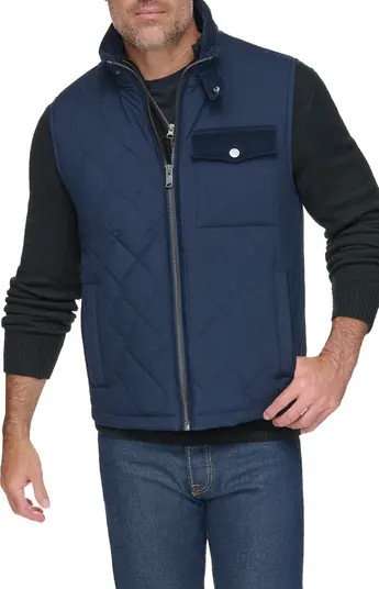 Andrew Marc Barnet Water Resistant Quilted Vest | Nordstrom | Nordstrom