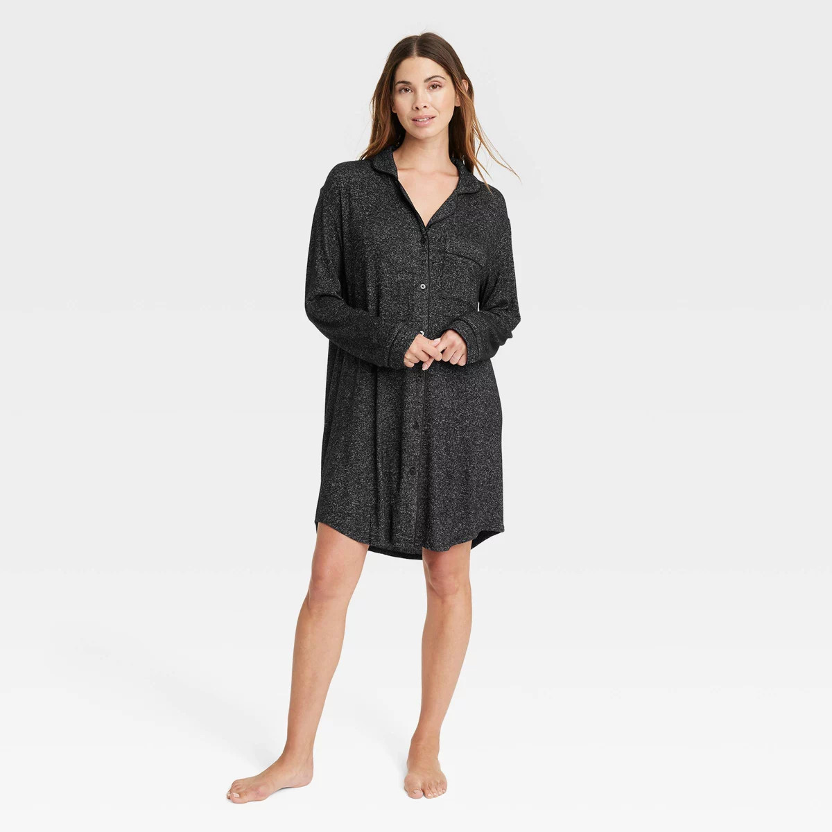 Women's Perfectly Cozy Notch Collar NightGown - Stars Above™ | Target