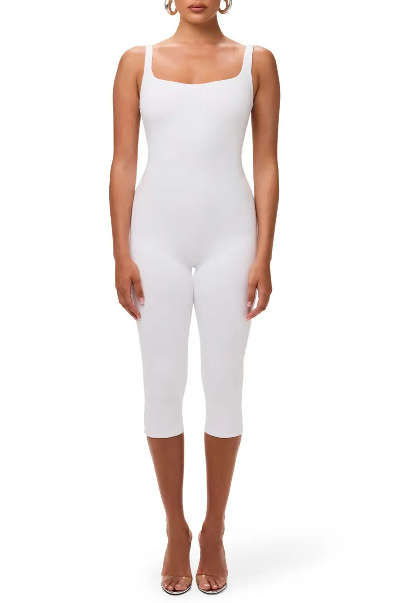 Stretch Jersey Capri Jumpsuit | Nordstrom