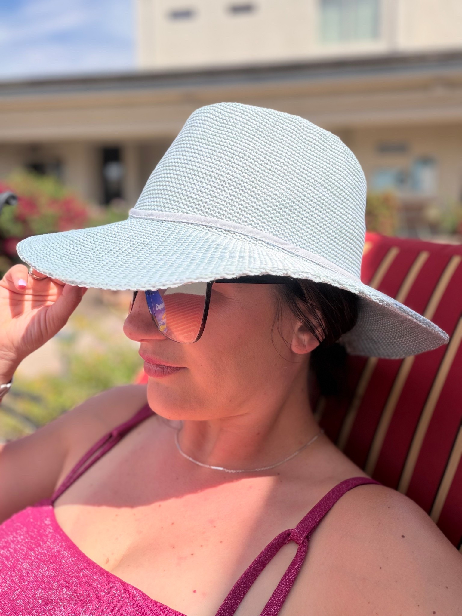 A sackable beach hat for summers! This hat is so cute and held its shape in my suitcase! 