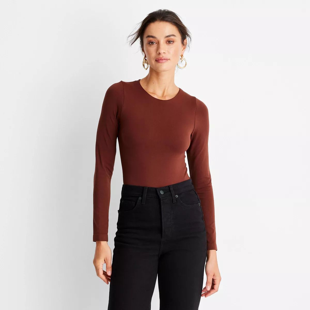 Women's Long Sleeve Seamless Bodysuit - A New Day™ | Target