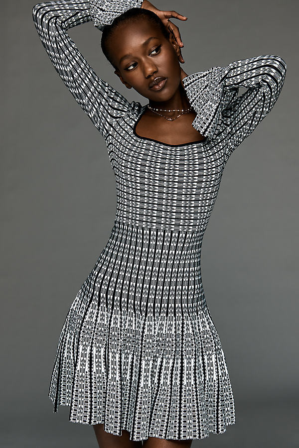 By Anthropologie Scoop-Neck Half-Sleeve Mini Dress | Anthropologie (US)