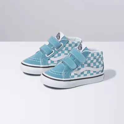 Toddler Checkerboard Sk8-Mid Reissue V | Shop Shoes At Vans | Vans (US)