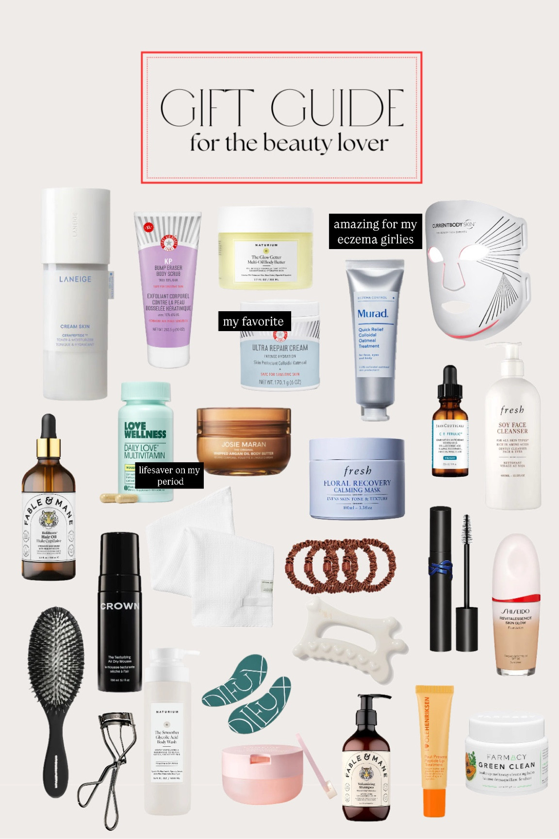 Gift guide for the beauty lover we all know. Just a handful of my favs. #giftguidebeauty 

#LTKGiftGuide #LTKSaleAlert #LTKBeauty