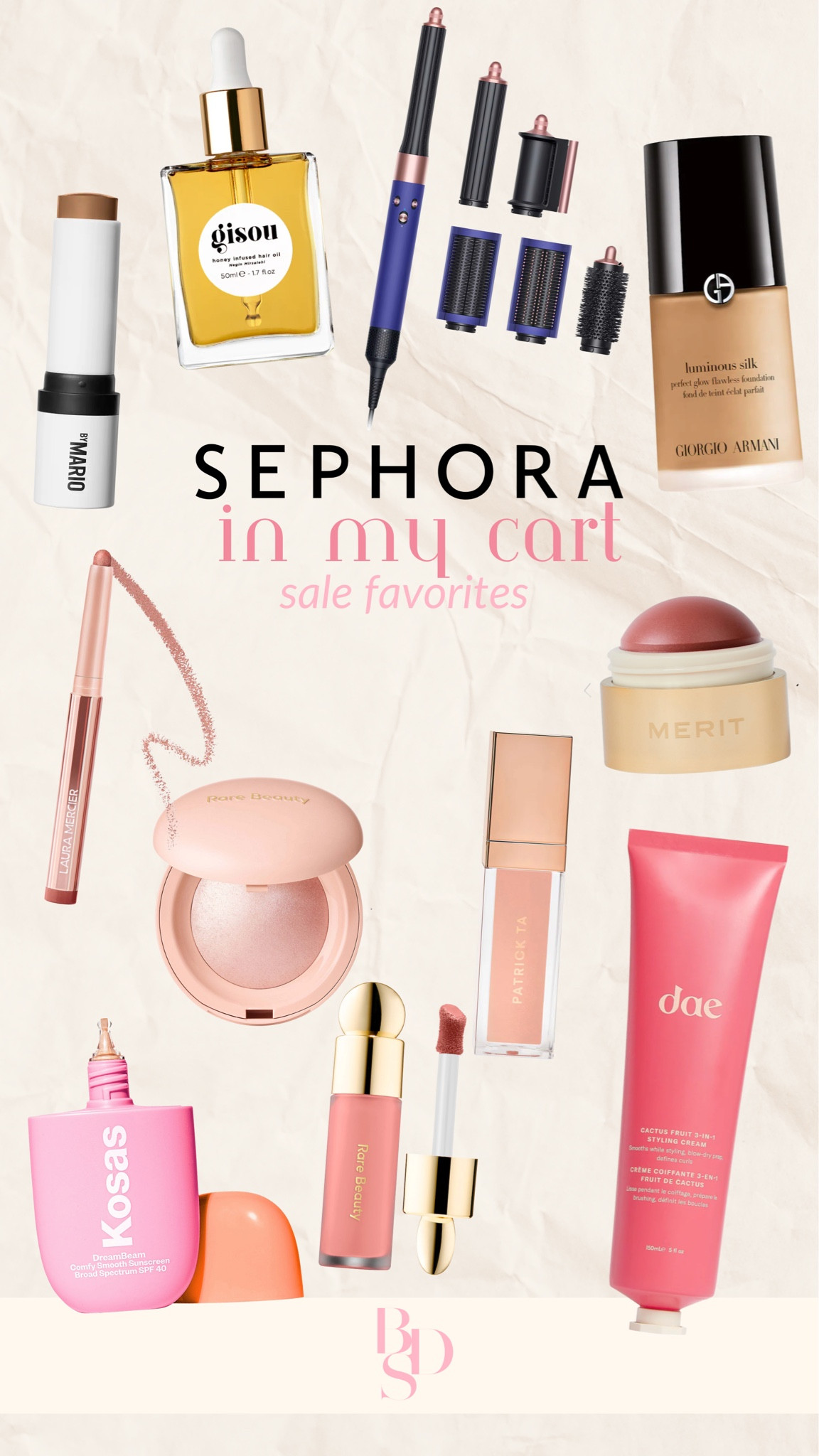 Rounding up what’s in my Sephora sale cart!! Sale starts on Friday 4/14!

Merit, Sephora, Sephora sake picks, charlotte tilbury, liquid blush favorites, best foundation, Georgio Armani luminous Silk, rare beauty, beauty favorites, Dyson airwrap 

#LTKBeautySale #LTKbeauty #LTKFind