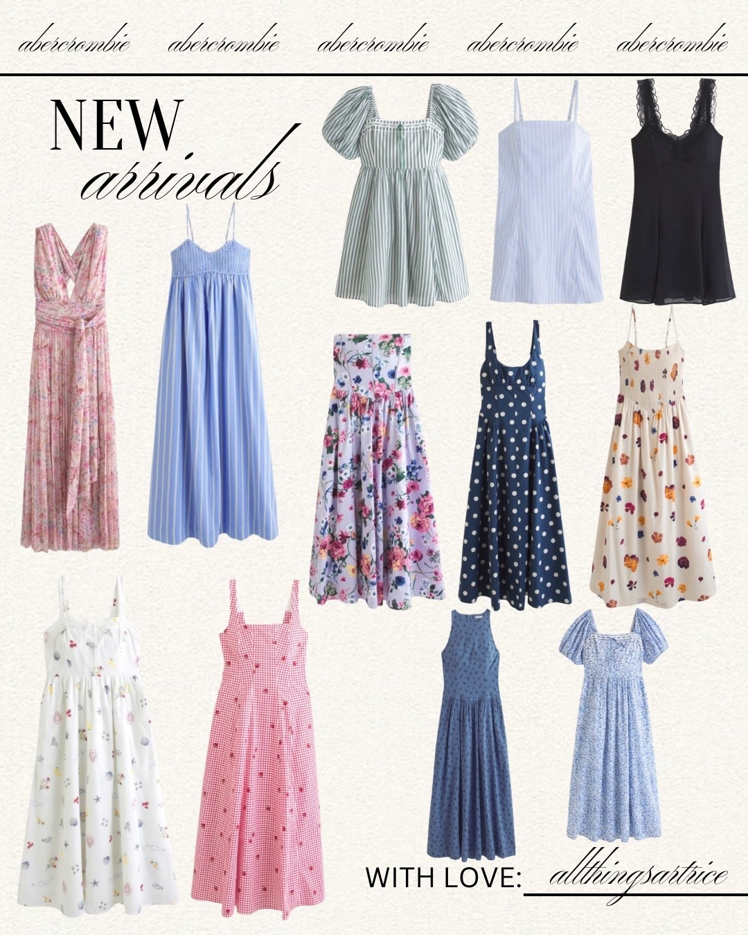 New dresses at @abercrombie for spring and summer.


Abercrombie | new arrivals | dresses | shorts | skirts | jeans | pullover | sweatpants | butter yellow | spring break | pool | beach | summer | sale | allthingsartrice 

#LTKSeasonal #LTKSpringSale #LTKPetite