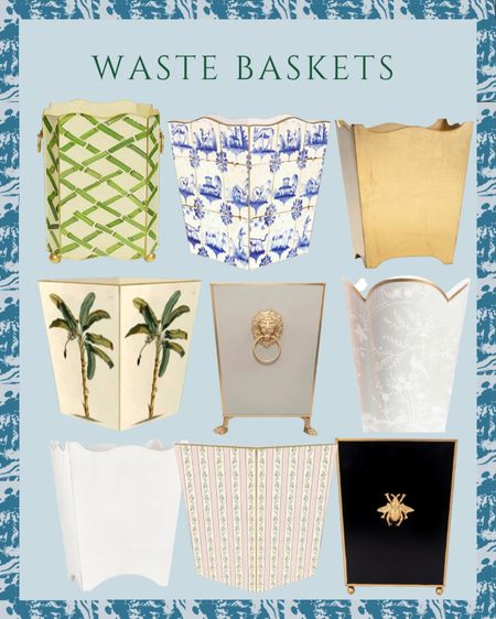 Waste basket picks to add some personality to your bathrooms! 

#LTKhome