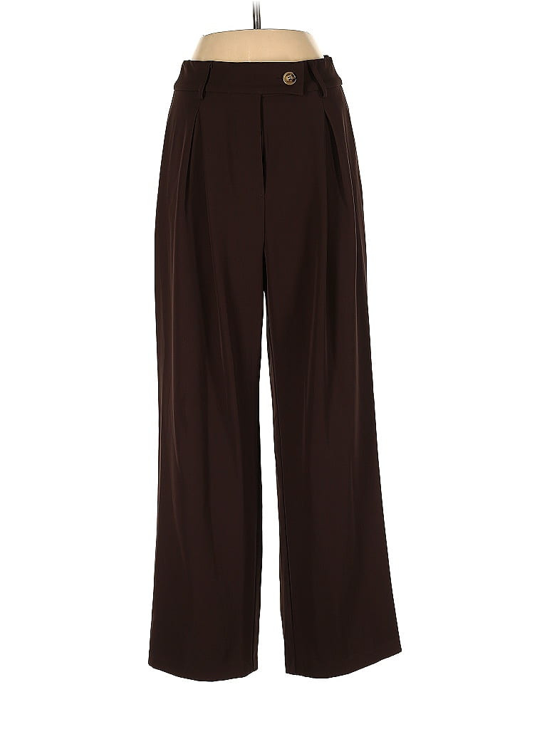 Love, Bonito Dress Pants - High Rise: Brown Bottoms - Size 4 | ThredUp