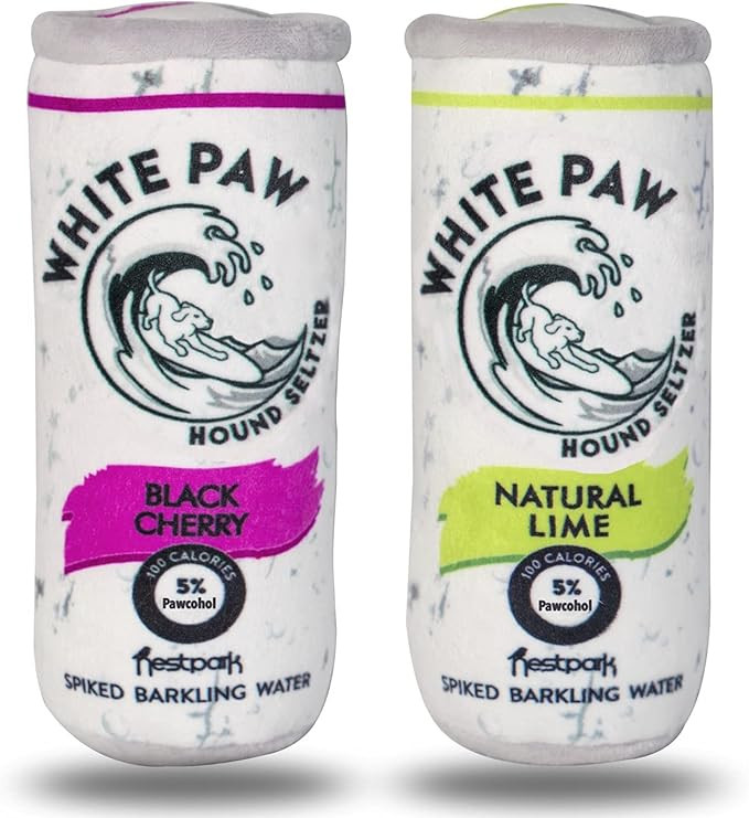 White Paw Dog Toys - Funny Cute Plush Dog Toys with Squeaker - Parody Dog Toy (2 Pack) (Original) | Amazon (US)