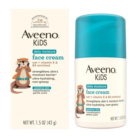 Aveeno Kids Daily Moisture Face Cream for Sensitive Skin 1.5 oz | Walmart (US)