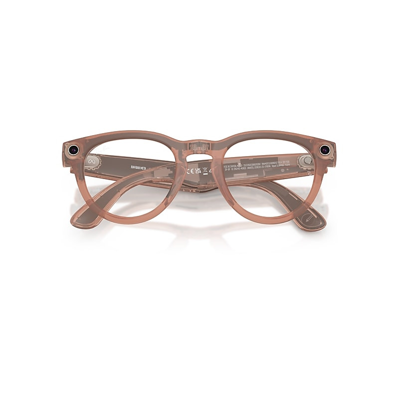 Ray-Ban Meta Matte Peach Frame Grey Lenses AI Glasses | Ray-Ban (US)