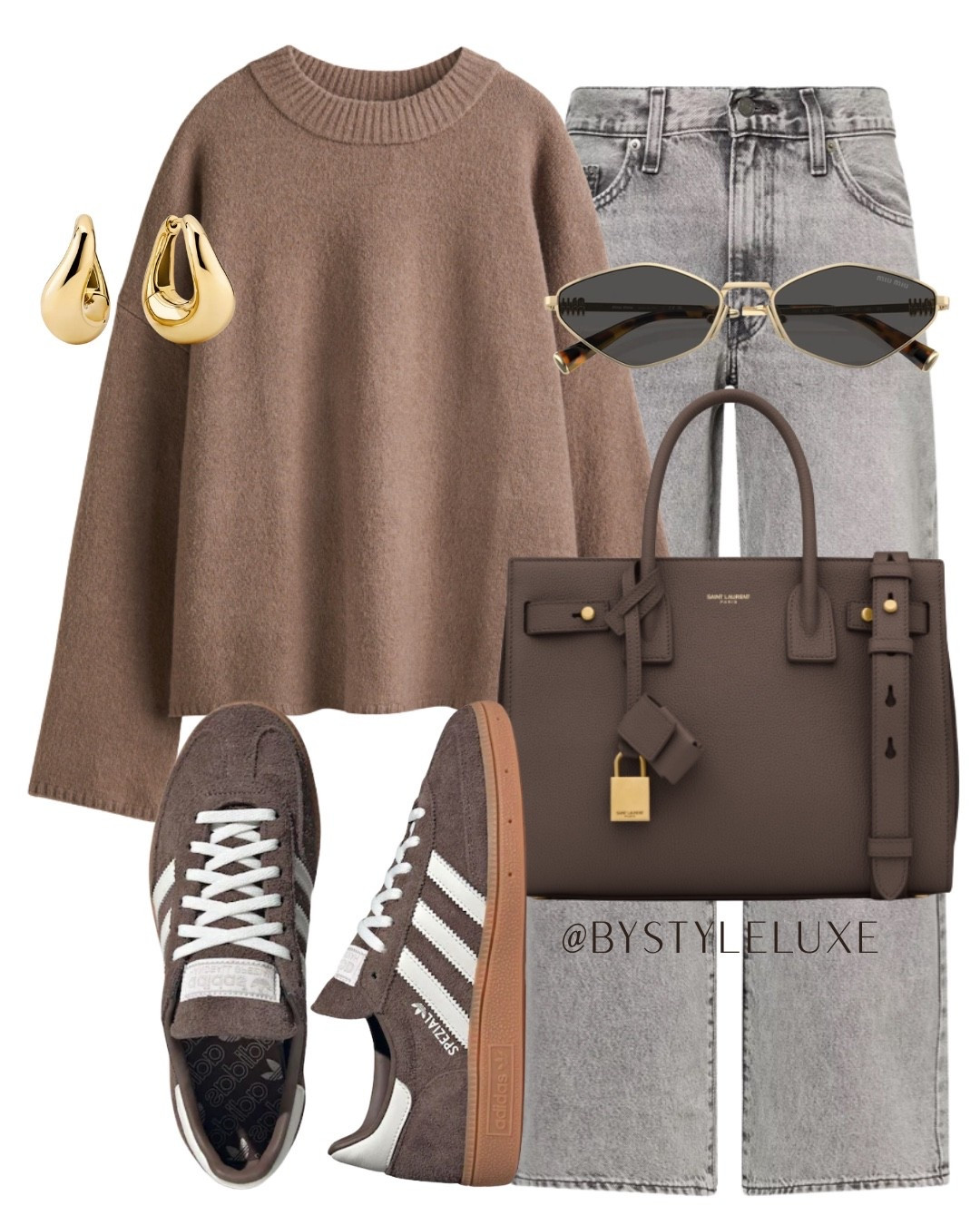 BEIGE JUMPER - effortless everyday styling of this £22.99 jumper with some washed grey jeans and Spezials

#adidasspezial #jeans #autumnoutfit

#LTKjeans #LTKautumn #LTKshoes