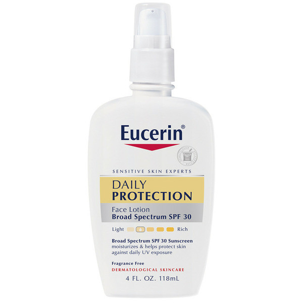 Eucerin Daily Protection Broad Spectrum SPF0 Sunscreen Moisturizing Face Lotion - 4 fl oz | Instacart