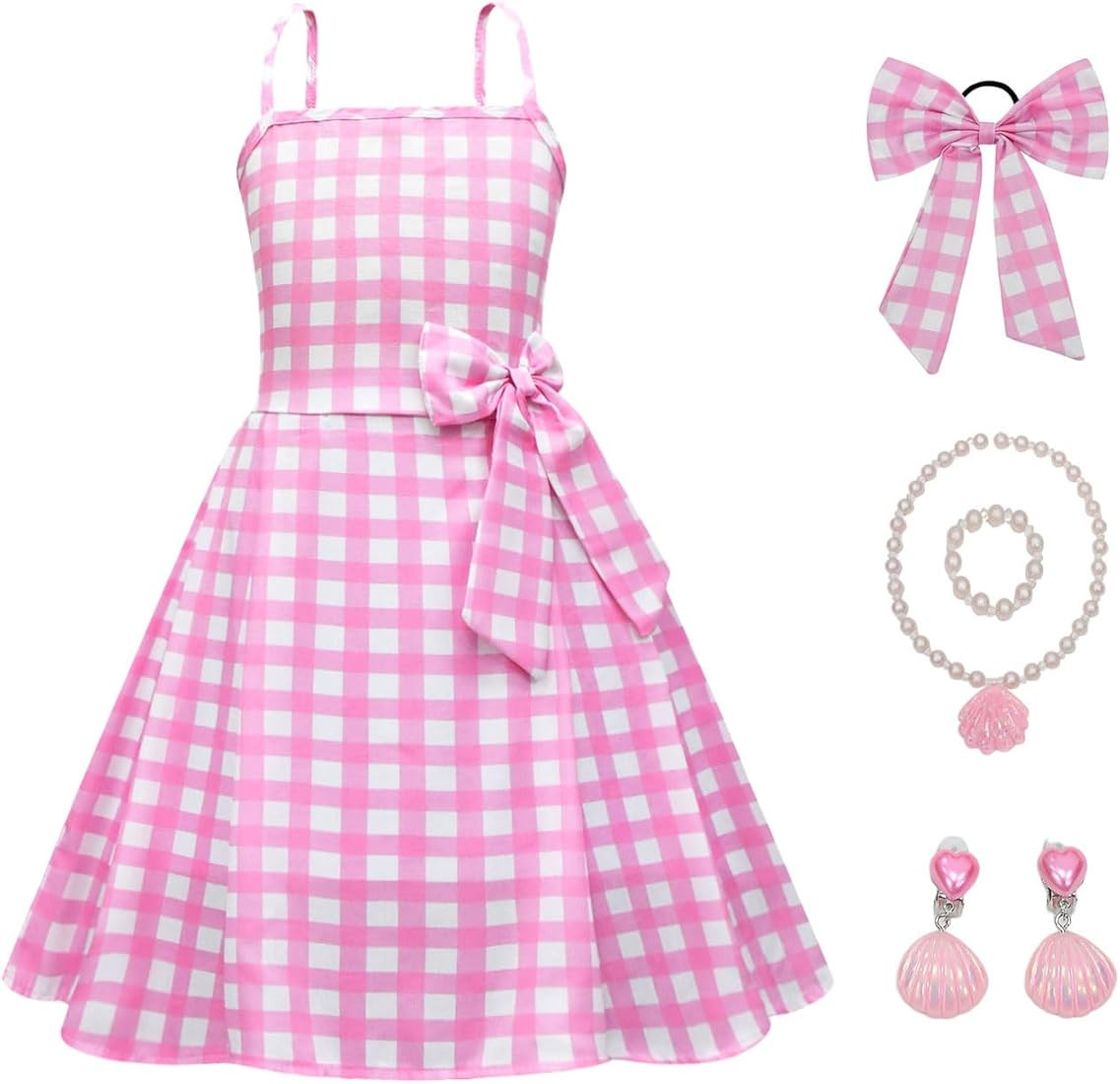 ???? ????? Girls Pink Princess Costume Dress with Accessories 4-10Y | Amazon (CA)