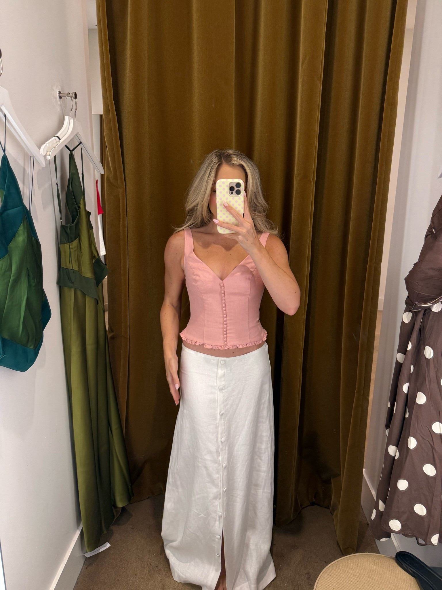 Reformation spring looks try-on 💚

#LTKgrwm #LTKootd #LTKSeasonal