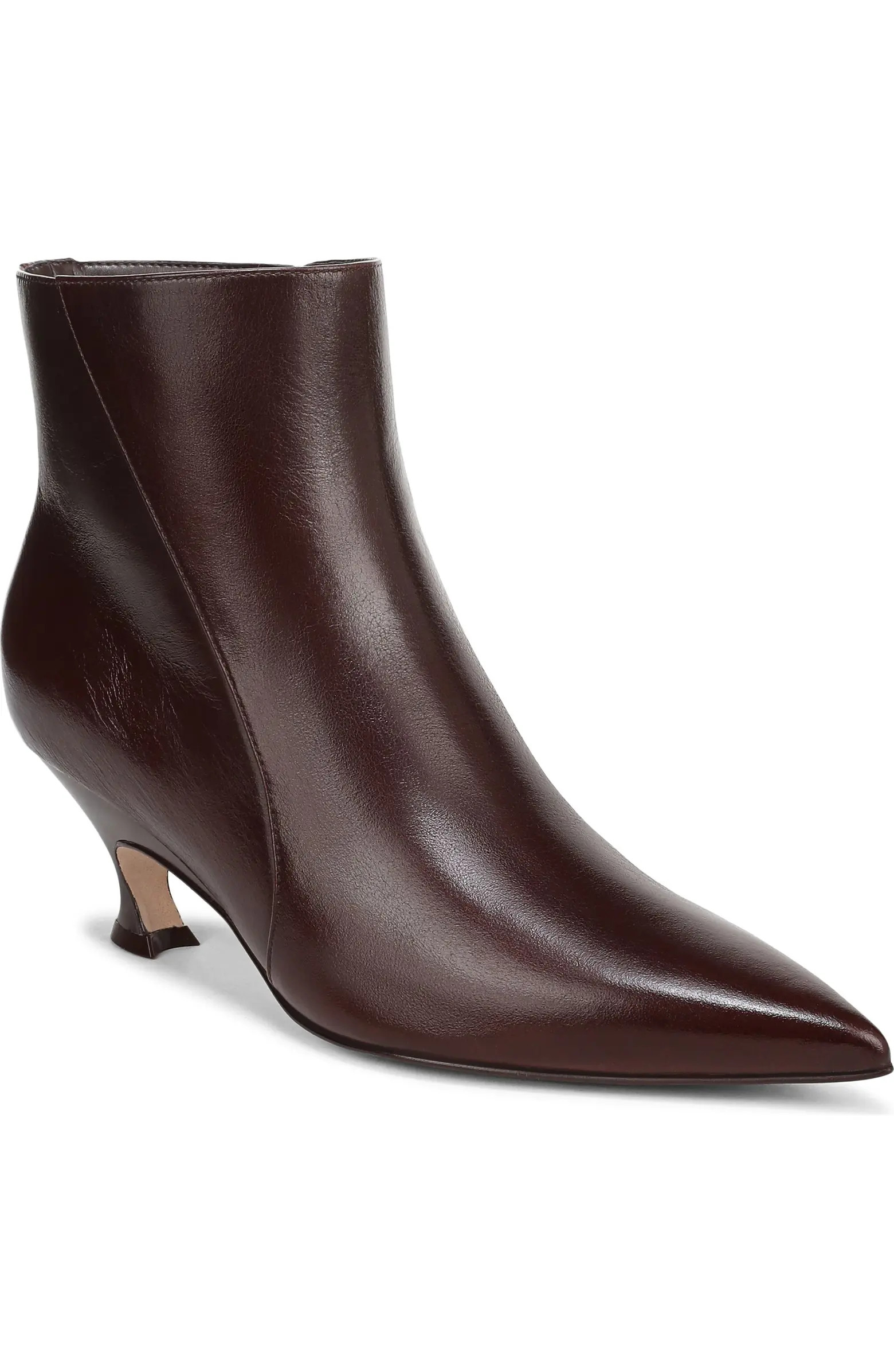 Patrese Pointed Toe Kitten Heel Bootie (Women) | Nordstrom