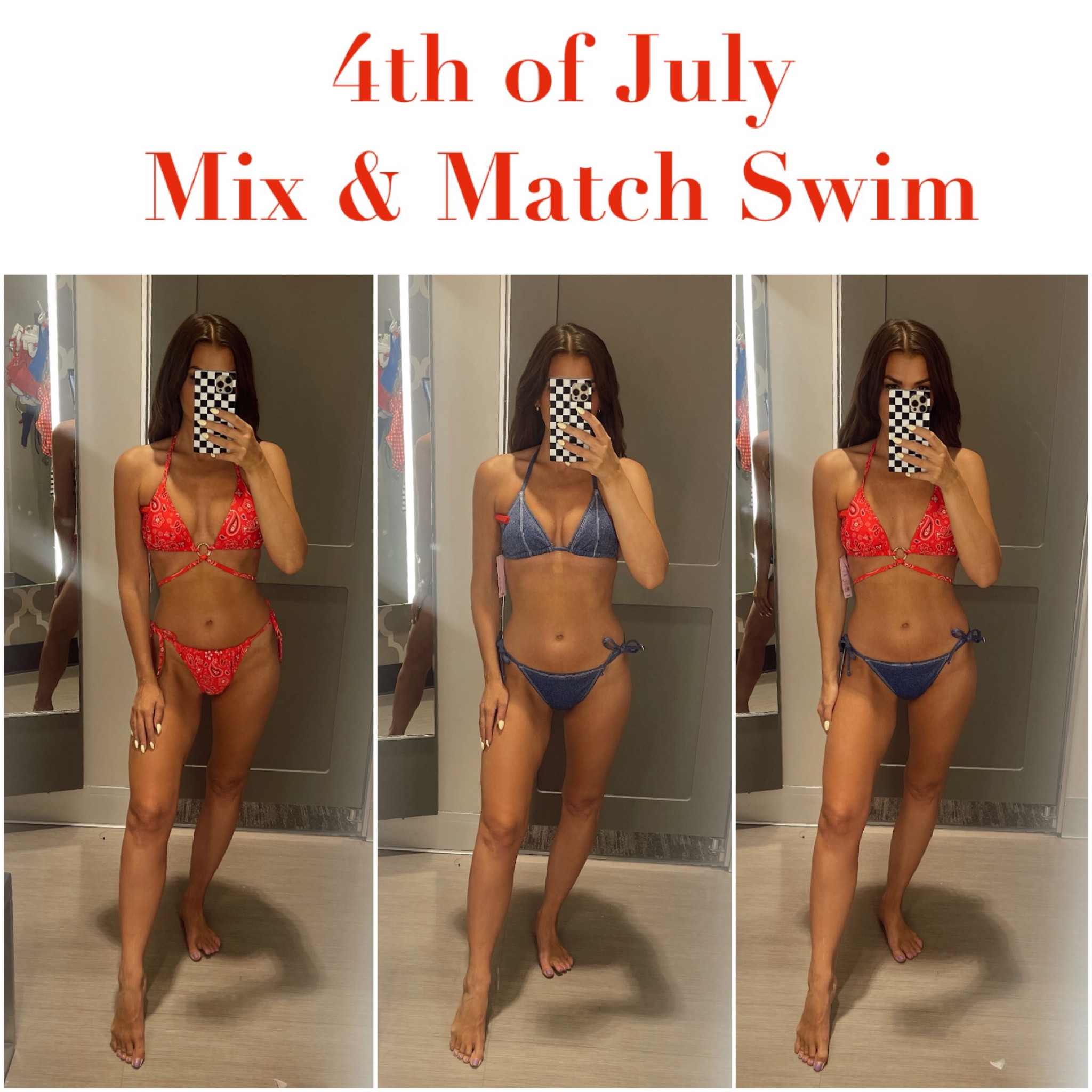 4th of July Swim at Target 
$20 and under! 
Bandana and Denim Swimsuits 


#LTKstyletip #LTKunder50 #LTKswim