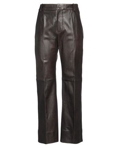Dsquared2 Woman Pants Dark brown Size 2 Ovine leather | YOOX (US)