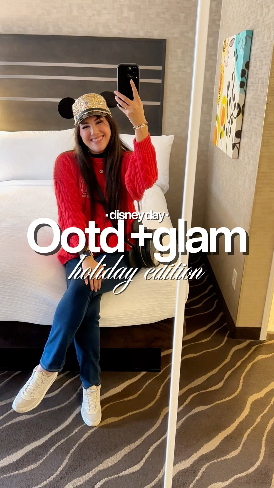 ❤️Getting ready in the car on my way to Disney was super easy with these makeup favorites!

I always feel so out together and glamorous whenever I have a sparkle highlighter, the right foundation and lashes ✨I’ve got to say that the right makeup brushes also make a huge difference. You can’t go wrong with the ones I’ve linked 🥰

This day I wore my red spirit jersey with my sequined Disney Mickey conductor hat to celebrate the holiday season at Disney 🐭🎄

I’ve also linked my Mickey Mouse bag and jewelry pieces that I’m sure you’ll love 🫶🏼

Need any recommendations for your next Disney styled outfits? Lmk below & I can suggest some options 💁🏻‍♀️

Disney style outfit, Disney holiday outfit, glam beauty, holiday makeup inspo, Disney outfit, Angie’s magical style, gold jewelry, hair care, Dyson air wrap 

#LTKootd #LTKBeauty #LTKHoliday