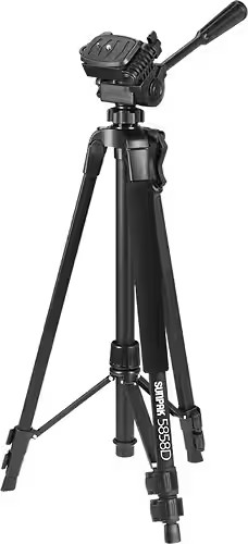 Sunpak PlatinumPlus 5858D 58" Tripod Black 620-585BB - Best Buy | Best Buy U.S.