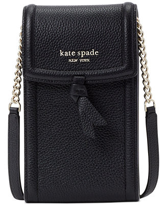 Knott North South Leather Phone Crossbody | Macy's