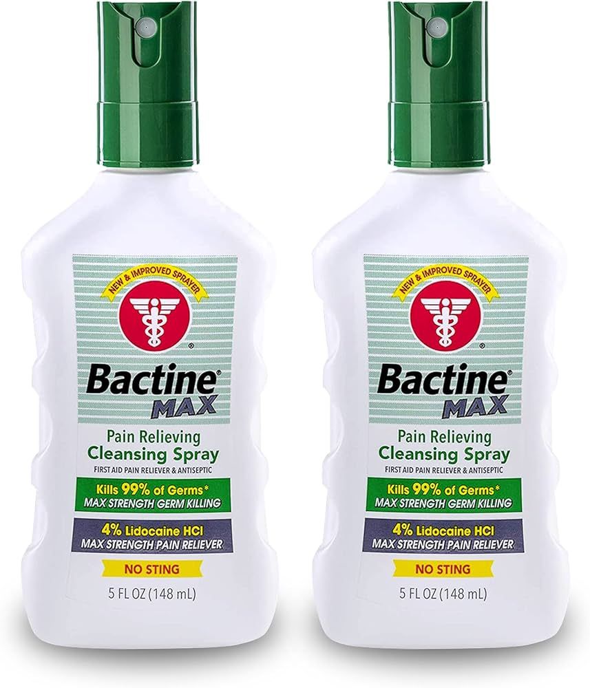 Bactine MAX 5 oz Pain Relieving Spray 2 pk | Amazon (US)