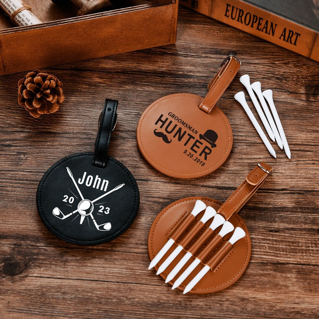 Personalized Golf Bag Tag and Tee Holdercustom Golf - Etsy | Etsy (US)