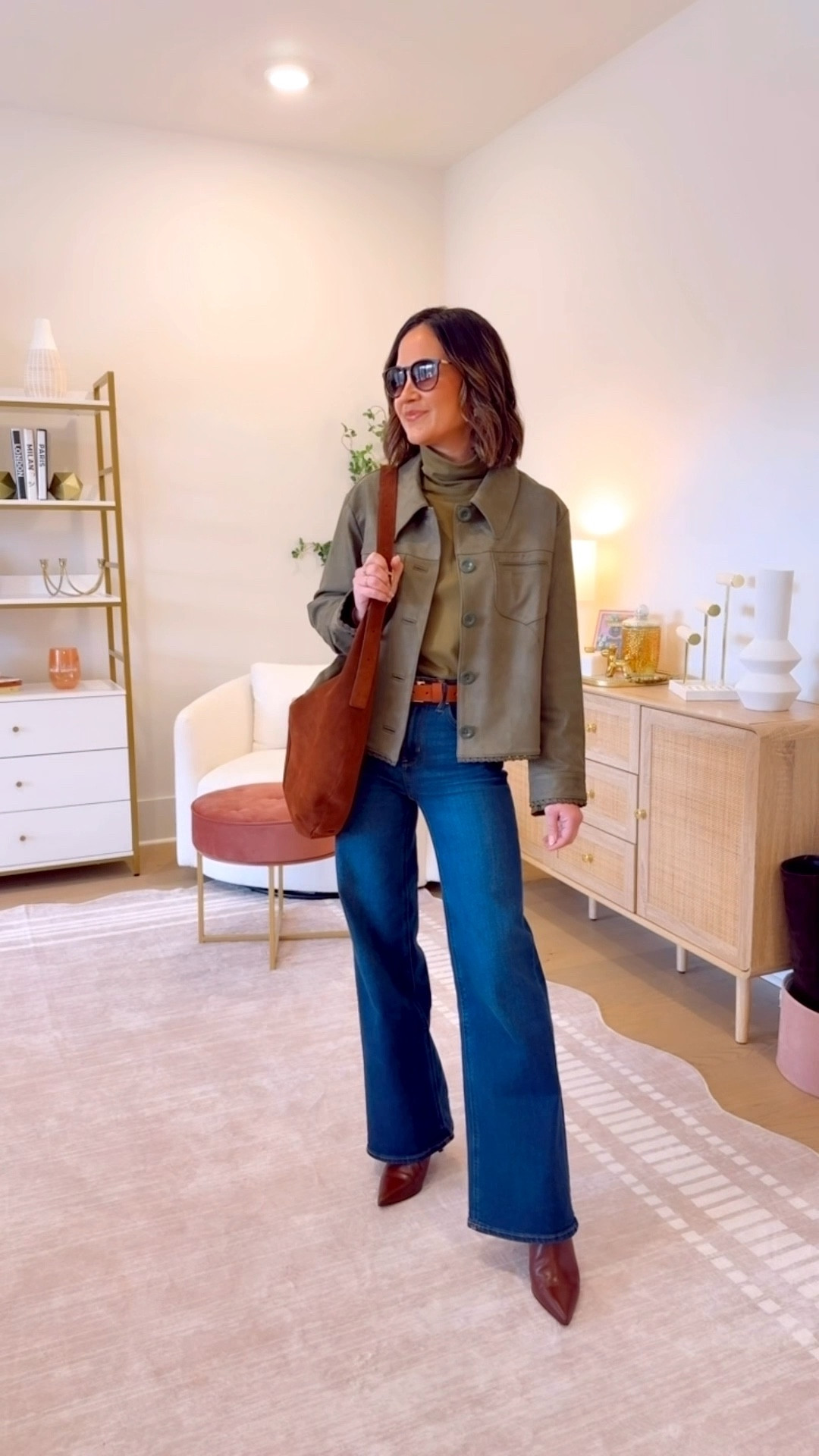 The amount of times I have tried on different jeans and then put these back on and they are only $50!! They are comfortable and the perfect fit! Multiple washes and inseam lengths - I wear a 24 and 30 length for reference! Let me know if you have tried them and what you think! 

#LTKVideo #LTKfindsunder50 #LTKover40