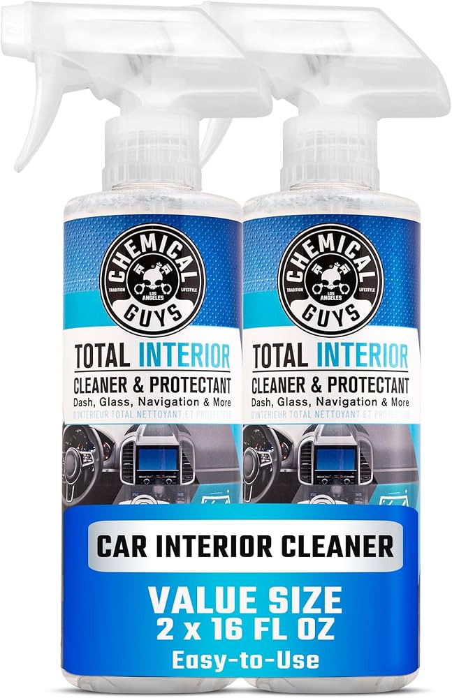 Chemical Guys Total Interior Cleaner and Protectant, Safe for Cars, Trucks, SUVs, Jeeps, Motorcyc... | Amazon (US)