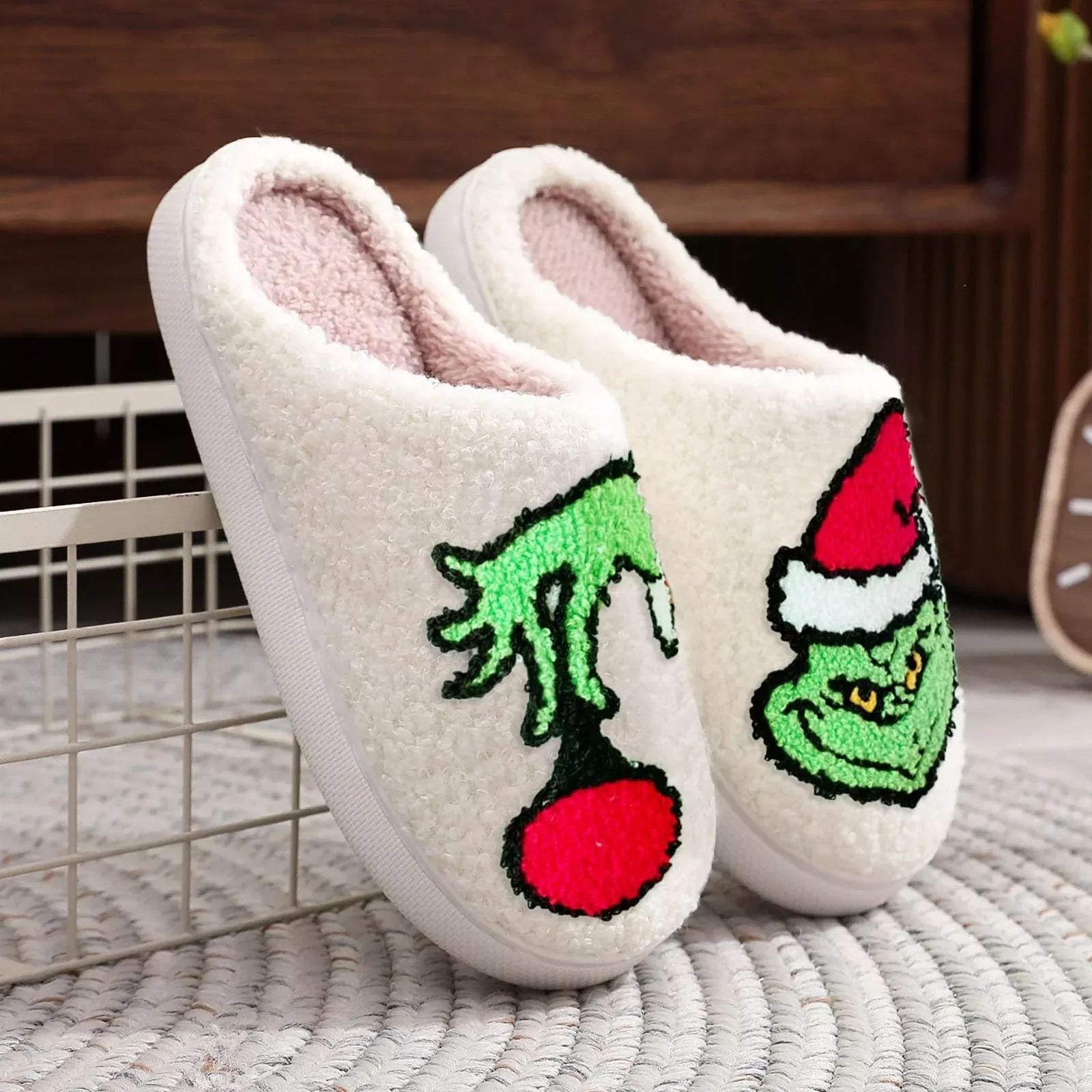 Grinch Women s Holiday Slippers curated on LTK