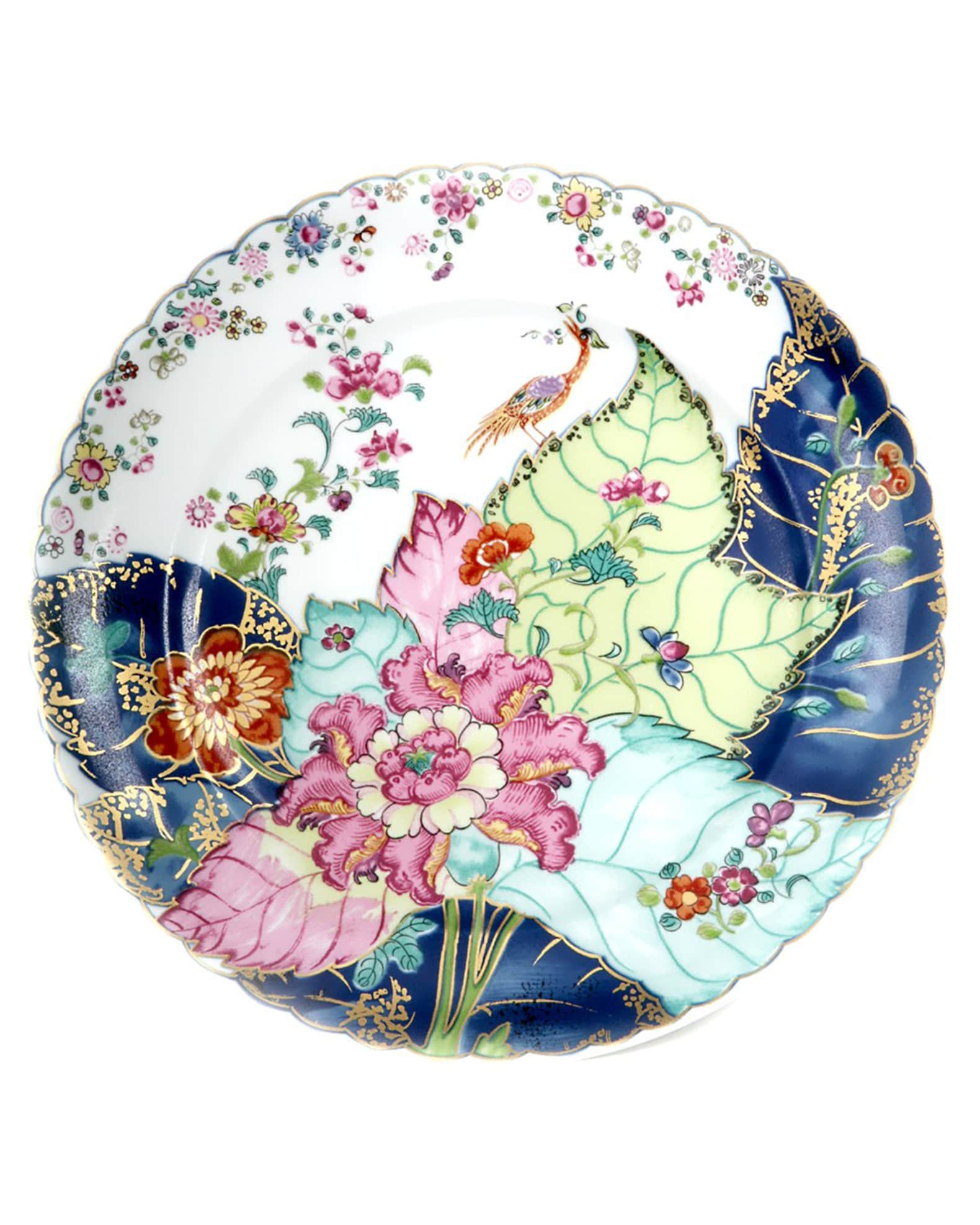 Tobacco Leaf Dinner Plate | Neiman Marcus