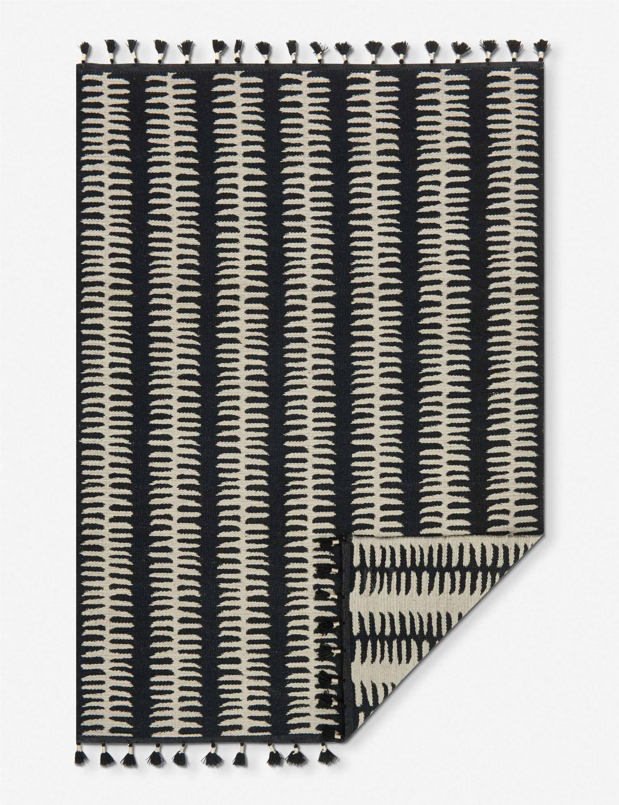 Justina Blakeney Kahelo Lines Reversible Handmade Rug 9'3" x 13' | Lulu and Georgia 
