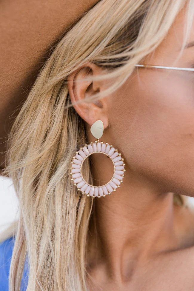 Define Your Love Gold Circle Earrings | The Pink Lily Boutique