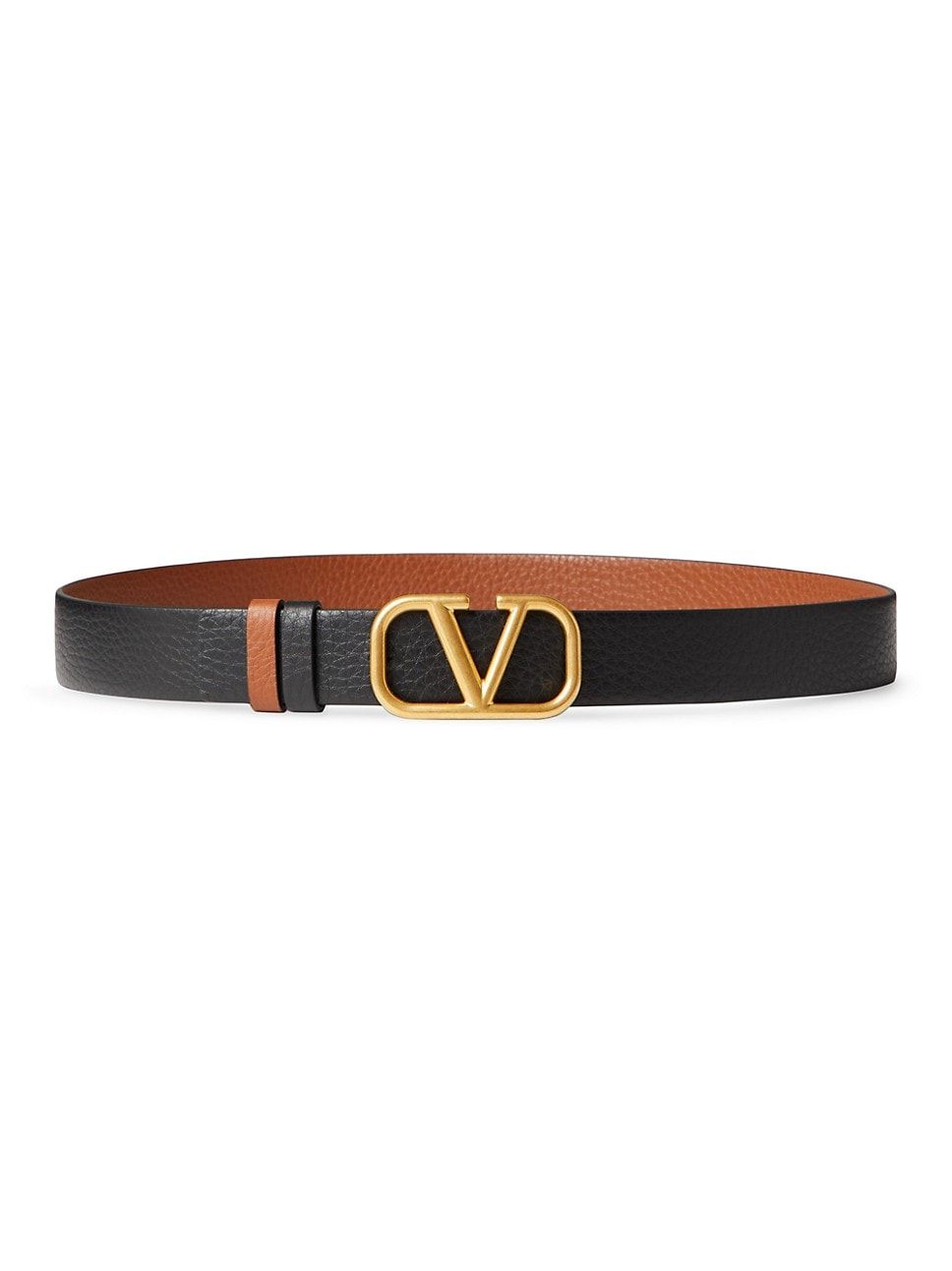 Vlogo Signature Reversible Elk-Print Calfskin Belt 30 Mm | Saks Fifth Avenue