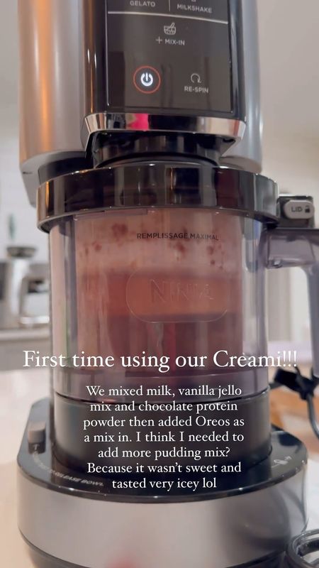First time using our Ninja Creami! On sale for 40% off