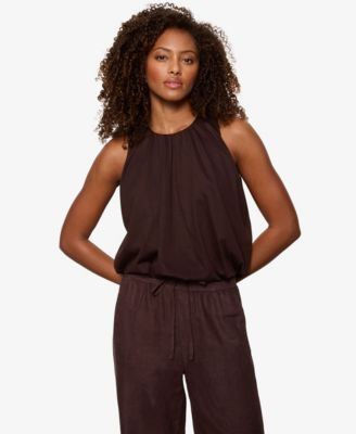 Women's Retreat Crewneck Bubble Tank Top | Macy's