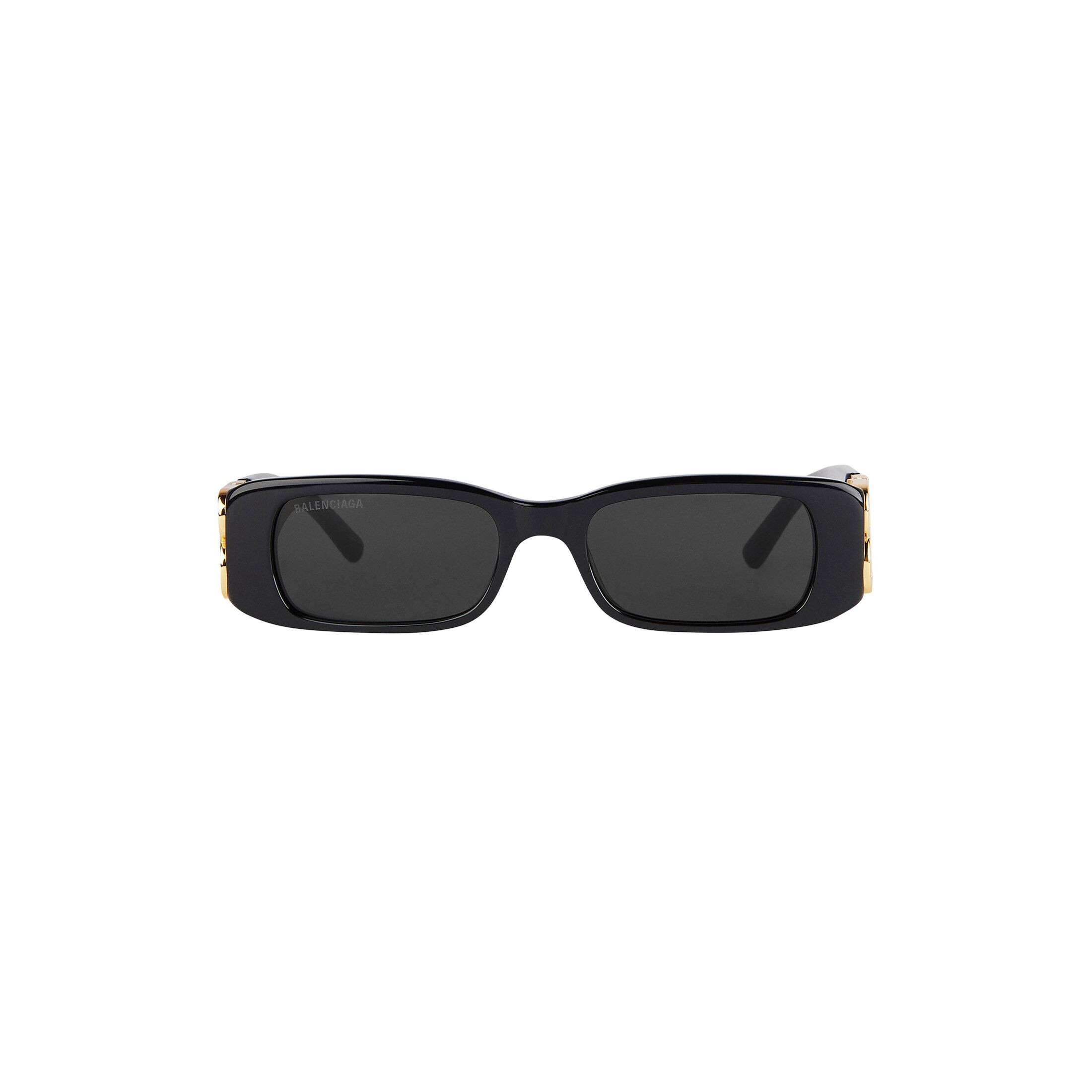 Dynasty Rectangle Sunglasses in Black | Balenciaga