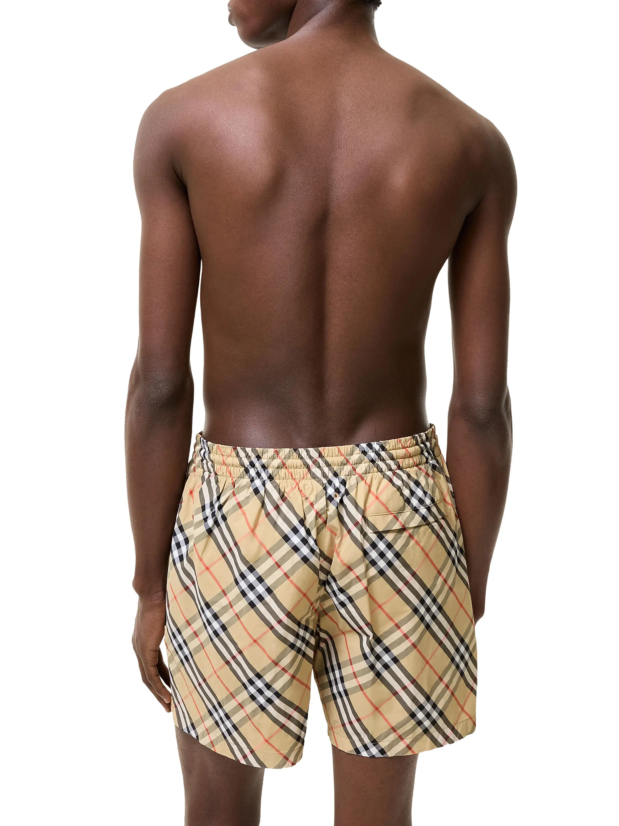 Burberry Check Woven Swim Shorts | Saks Fifth Avenue | Saks Fifth Avenue