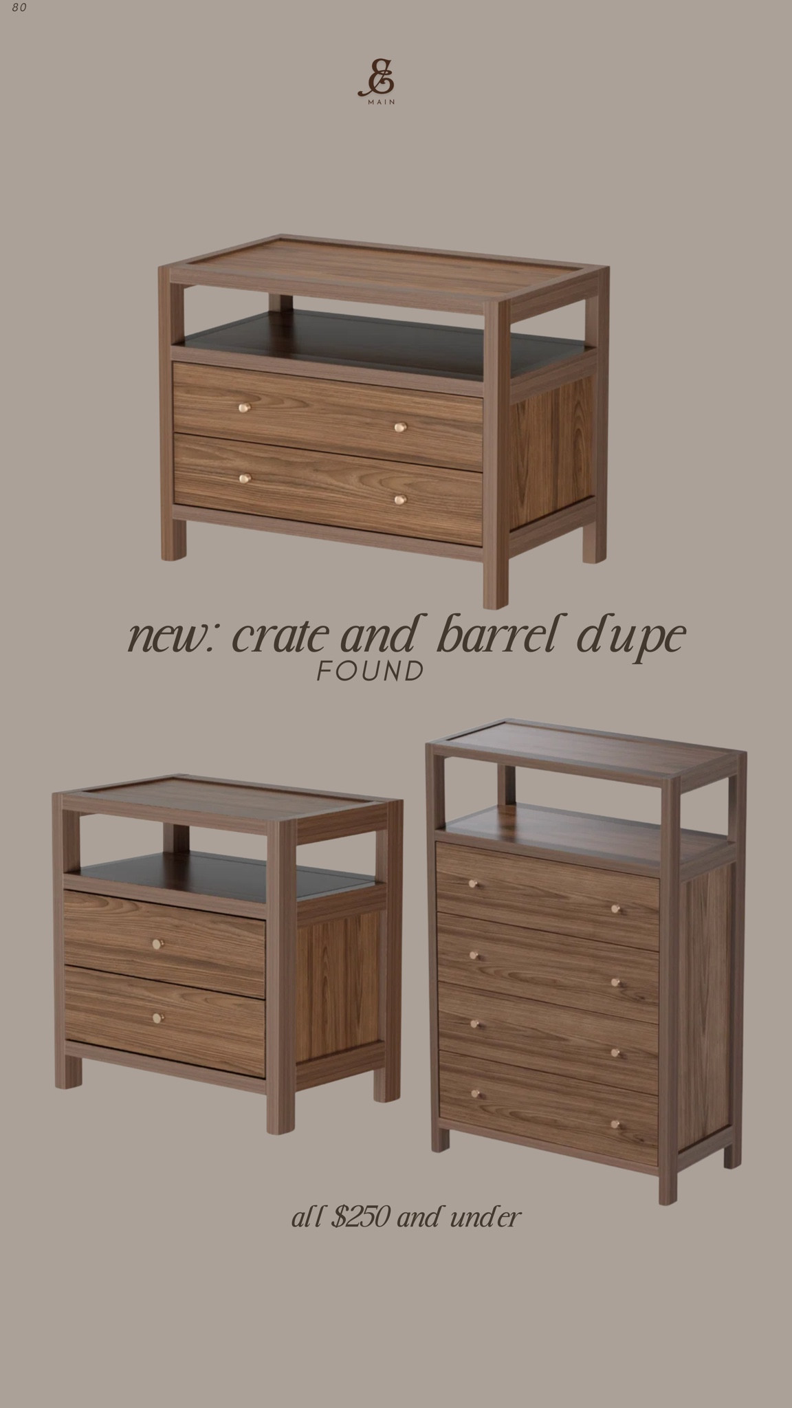 matched // wow amazing crate  and barrel keane look for less comes in a single dresser, double dresser, and tall boy dresser

amazon home, amazon finds, walmart finds, walmart home, affordable home, amber interiors, studio mcgee, home roundup 

#LTKHome