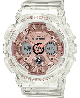 Women's Analog-Digital Clear Resin Strap Watch 45.9mm | Macys (US)