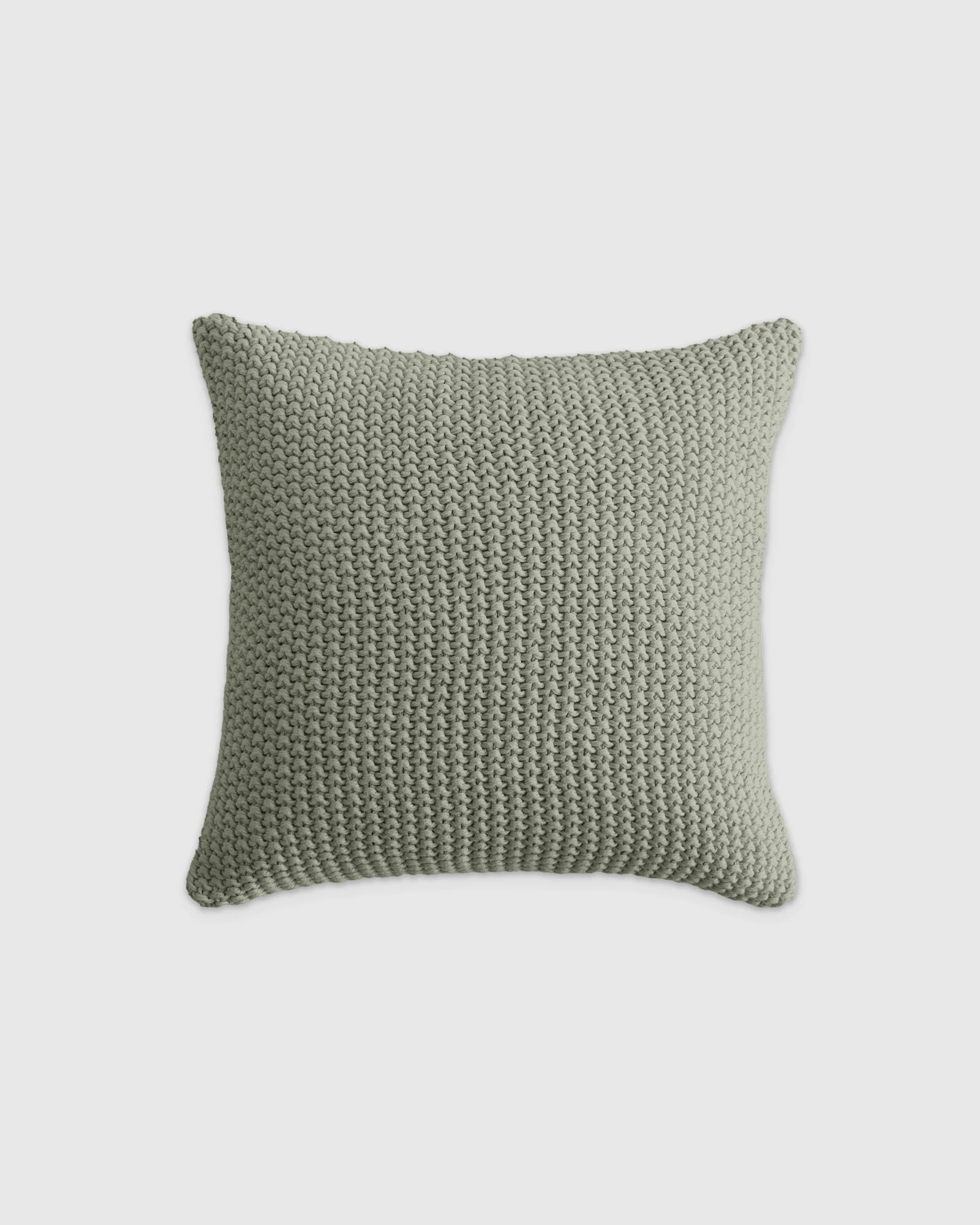 Quince | Cotton Fisherman Pillow Cover in Ivory, Size 20x20 | Quince