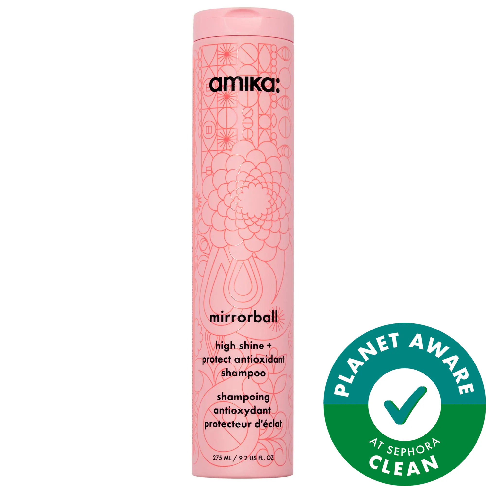 amika Mirrorball High Shine + Protect Antioxidant Shampoo 9.2 oz / 275 ml | Sephora (US)