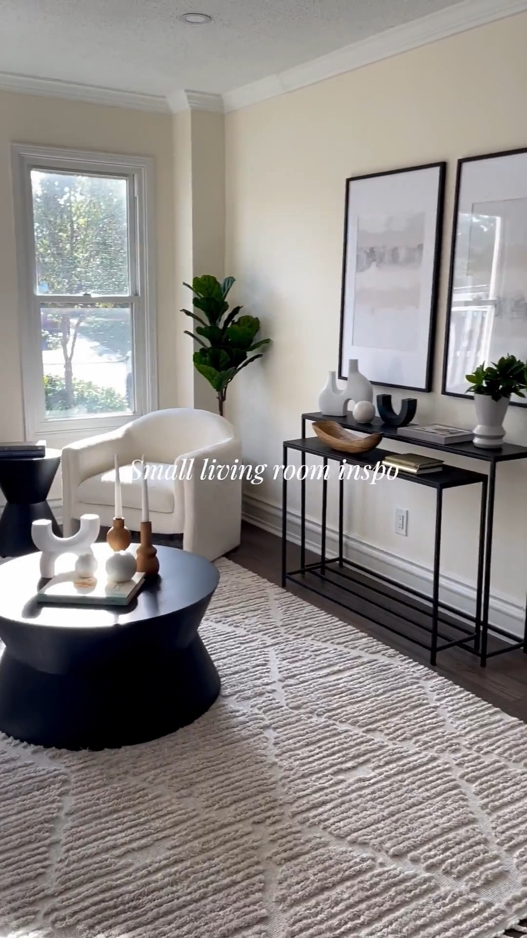 Living room design idea 💕💫

Modern living room, contemporary living room, small living room design, console table, nested console, coffee table, rug, textured rug, sofa, loveseat, boucle chair, wall art 


#LTKhome #LTKcanada #LTKsale