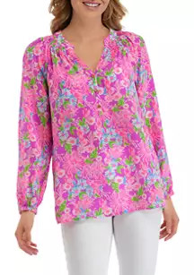 Women's Elsa Silk Top | Belk