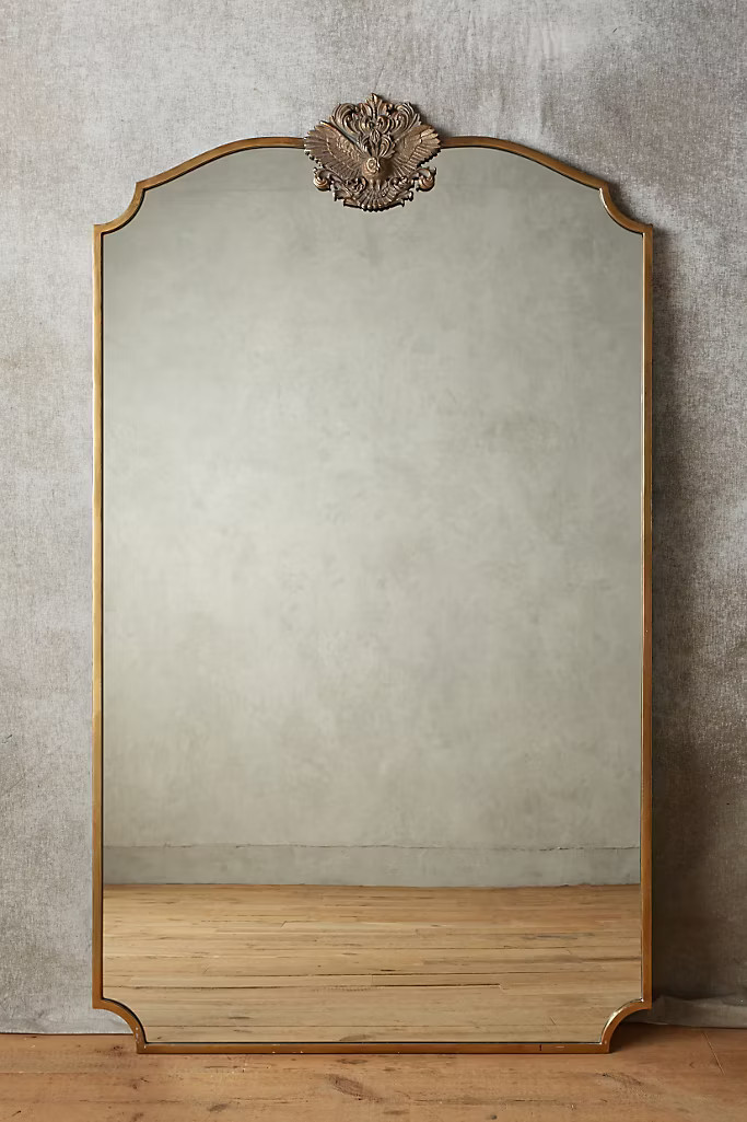 Owl Wooded Manor Mirror | Anthropologie (UK)