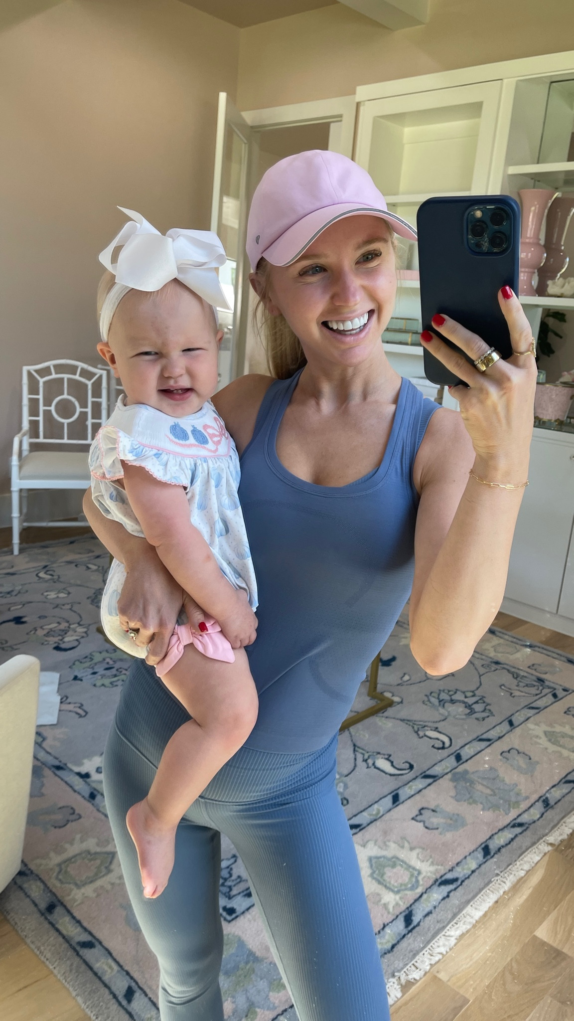 Lily and I are getting ready for Fall! Love her bubbles from The Smocked Flamingo! 

#LTKSeasonal #LTKActive #LTKBaby